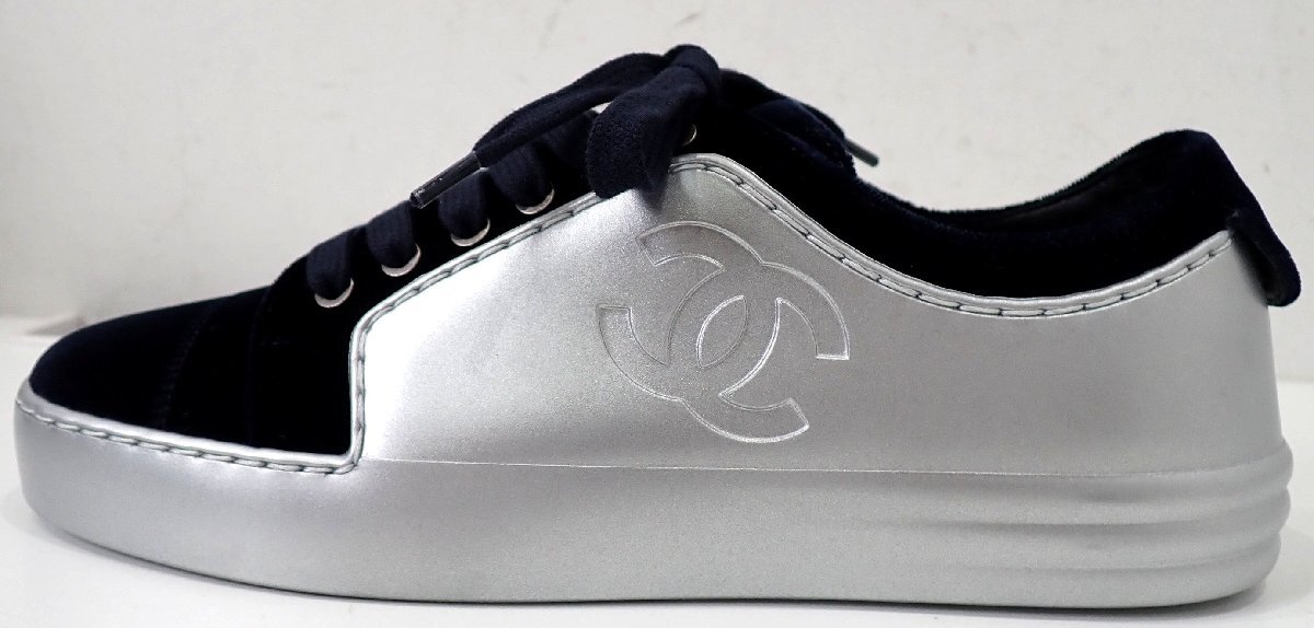Yahoo!オークション -「chanel バイカラースニーカー」(靴 Yahoo!オークション -「chanel バイカラースニーカー」(靴