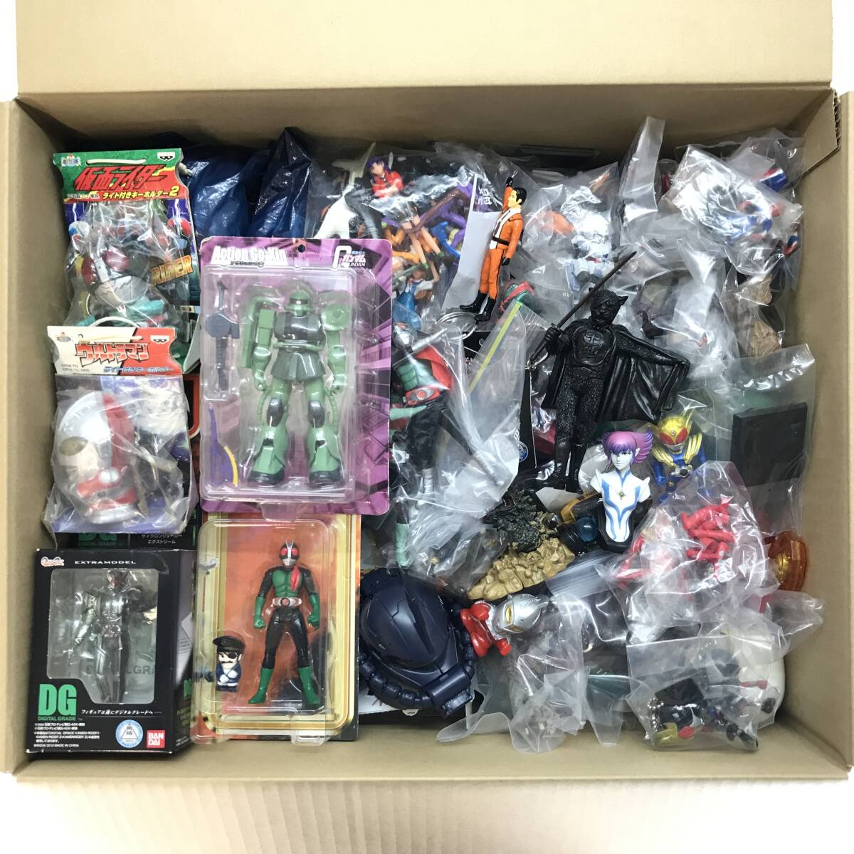 昭和レトロ ジャンク Ζ ZZガンダムSD ミニプラ 食玩プラ