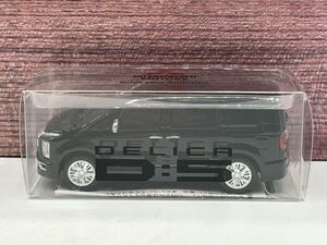 быстрое решение иметь * цвет образец 1/64 Mitsubishi Delica D:5 D5 DELICA urban механизм LED свет pull-back машина черный mica * миникар