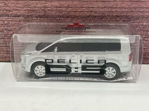 быстрое решение иметь * цвет образец 1/64 Mitsubishi Delica D:5 D5 DELICA LED свет pull-back машина sterling серебряно-металлический * миникар