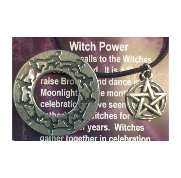AzureGreen: Wicca Circle pendant 魔女 誇りと力