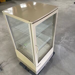 Panasonic パナソニック SMR-C75 冷蔵ショーケース  業務用 卓上型 四面ガラス式ショーケース クール 前後扉 店舗用品 稼働確認済み