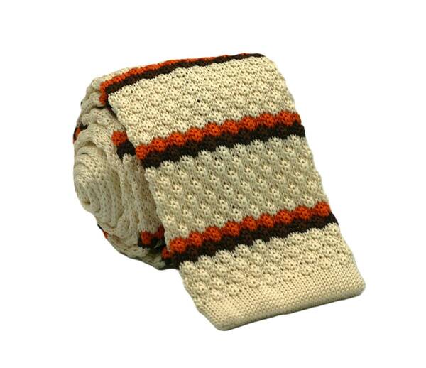 【新品】送料無料 Helios RETRO SURF KNIT TIE BEIGE・ニットタイ・メンズ・ビジネス・フォーマル・カジュアル・冠婚葬祭・プレゼント