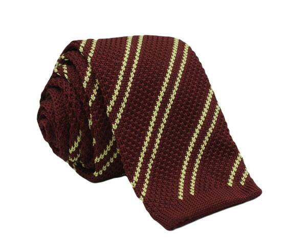 【新品】送料無料 Helios BIAS KNIT TIE WINExYEL・ニットタイ・メンズ・ビジネス・フォーマル・カジュアル・冠婚葬祭・プレゼント