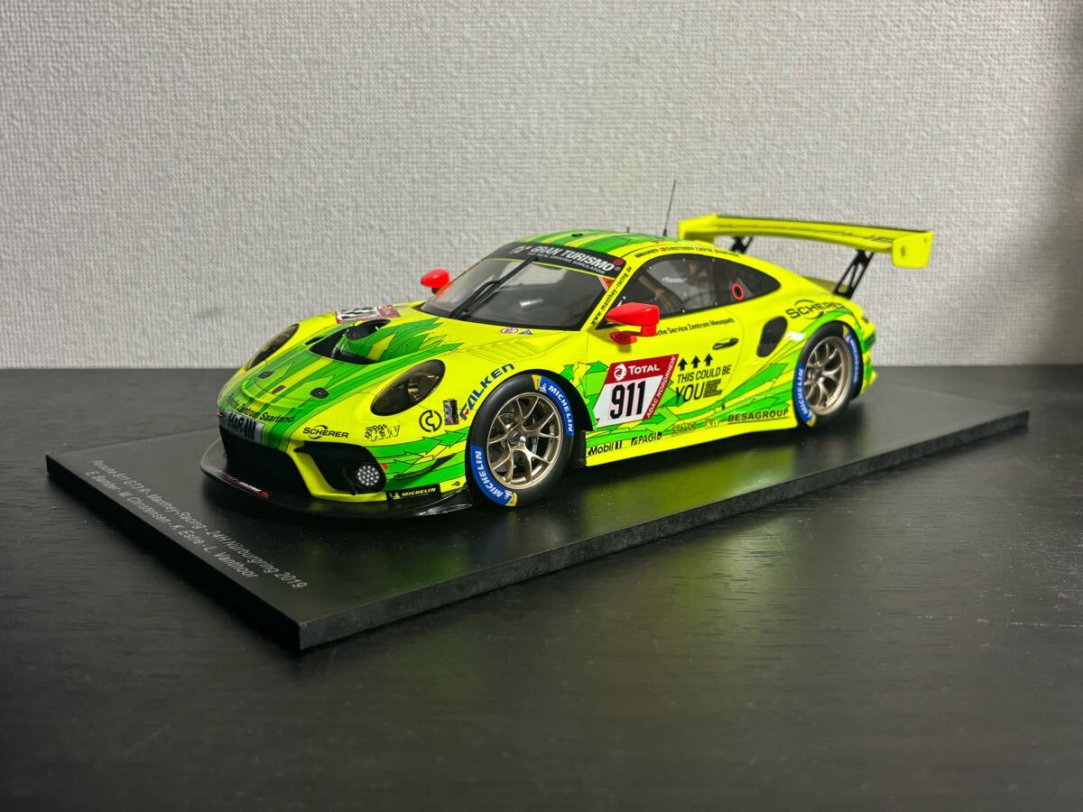 新品 GTS463 GTスピリット 1/18 LB☆ワークス 997 2016 (グレー