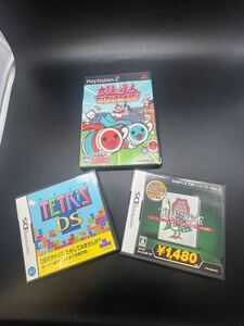 DSなどおまとめ PlayStation2/太鼓の達人わくわくアニメ祭り NINTENDO/テトリスDS THE麻雀 21783 レタパプラス