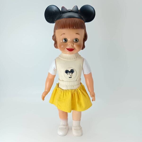 1950 ヴィンテージ マウスケティア ドール ミッキーマウスクラブ 女の子