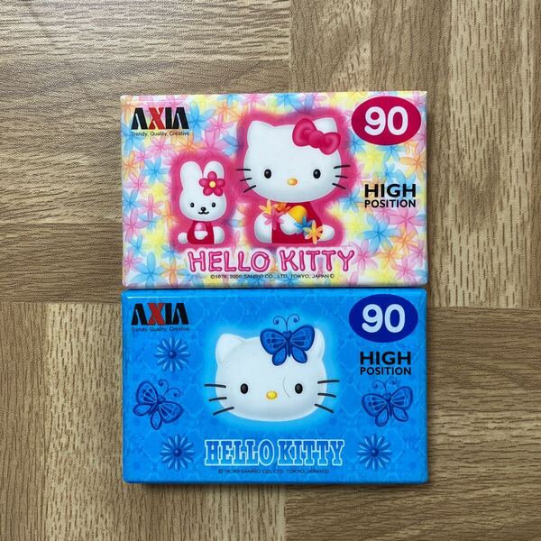 AXIA HELLO KITTY ハローキティ ハイポジション カセットテープ 90分2本セット