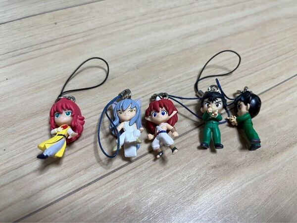 幽遊白書 フィギュア マスコット ストラップ まとめて ※画像参照 浦飯幽助 蔵馬 送料無料