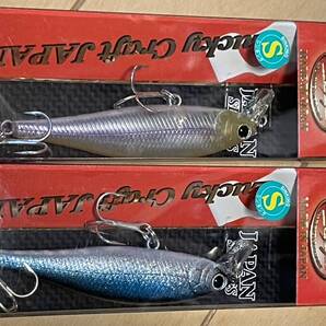 ラッキークラフト▲ビーフリーズ65SB S▲酸欠ワカサギ&プラズマシルバーブラック▲バス シーバス ヒラメ チヌに▲定価1705円