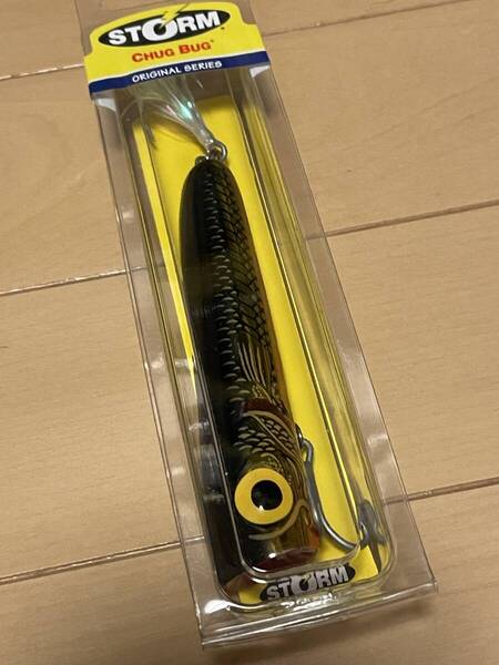 ラパラ▲ストーム ラトリンソルトウォーターチャグバグ 11cm 26g ▲メタリックゴールドマレット▲ #266 CBS11-266▲シーバス 青物に▲