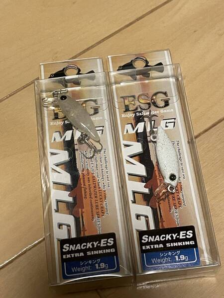 ラッキークラフト▲スナッキーES ESG▲FKトリプルグロー&FKホワイトグロー▲メバル アジ チヌ ハゼ セイゴに▲定価1650円
