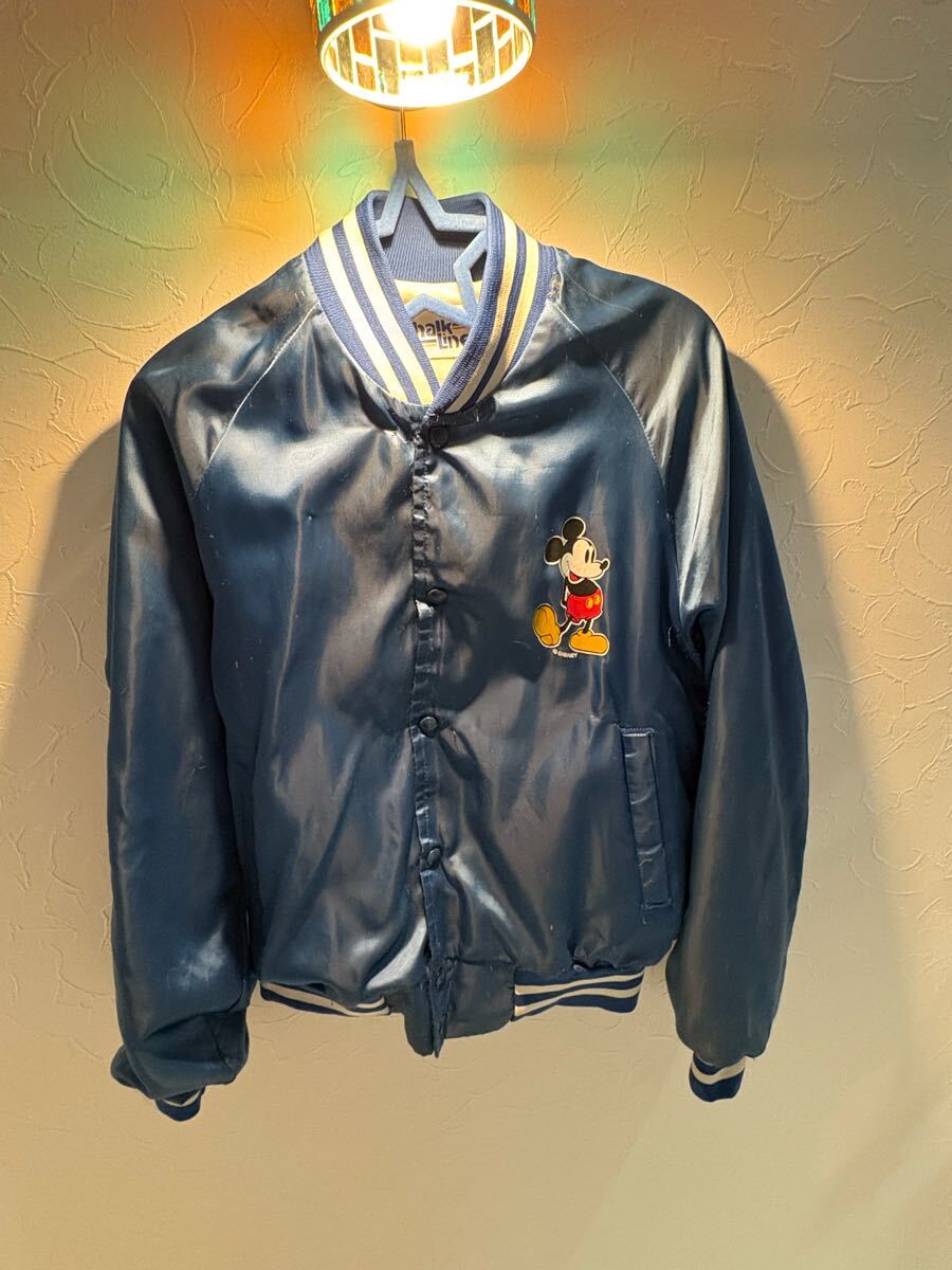 3MODE sister Retro Vintage Mickey Mouse Embroidery Leather