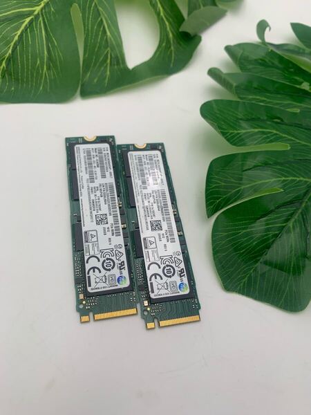 SAMSUNG MZVLB256HEHP-000L7 256GB NVMe M.2 2枚セット