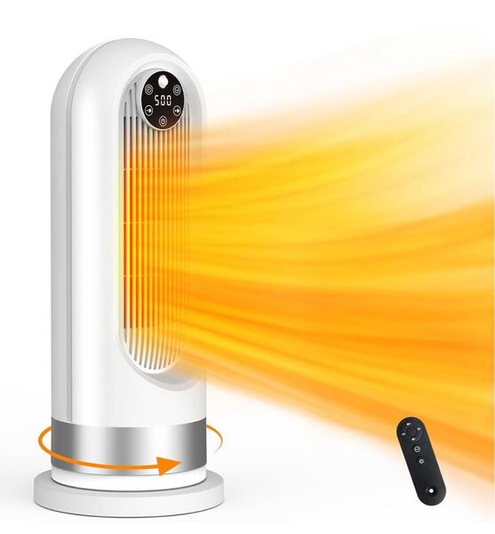 Dawncom 電気ファンヒーター【人感センサー付き 節電対策】 セラミックファンヒーター
