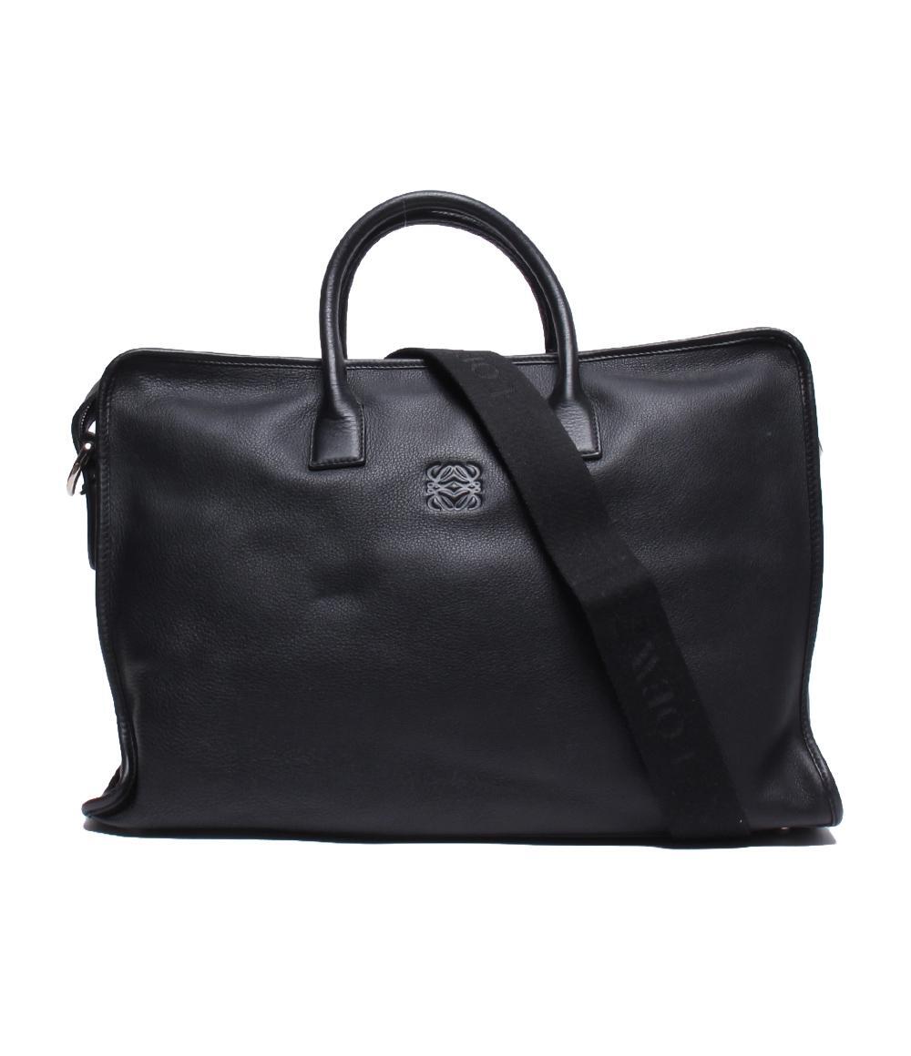 【極美品】ロエベ ゴヤ 2way ビジネスバッグ レザー ブルー 斜め掛け 極美品】ロエベ ゴヤ 2way ビジネスバッグ レザー ブルー 斜め掛け