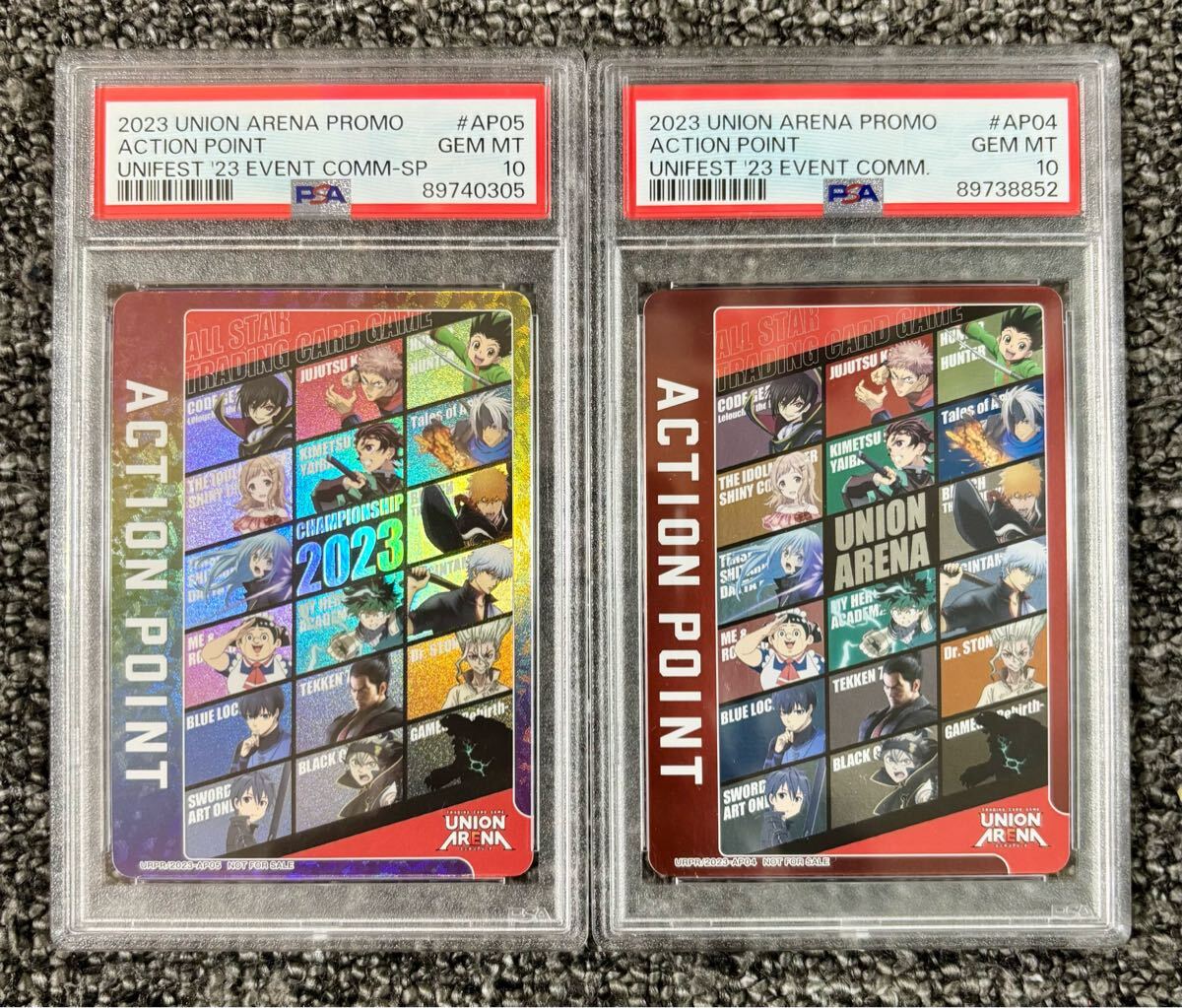 Union Arena Card Action Point AP Rare Championship 2023