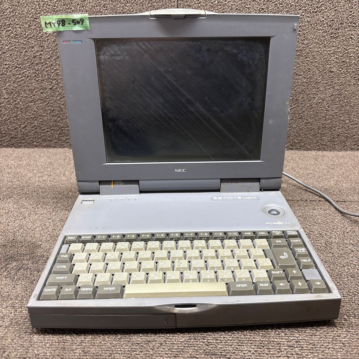 【動作良好】希少！PC-9821Lt/350A MS-DOS3.3B カラー液晶 動作良好】希少！PC-9821Lt/350A MS-DOS3.3B カラー液晶