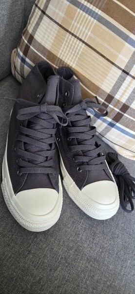 CONVERSE コンバース スリップオン スリッポン 未使用 6ハーフ ハイカット 金子綾 グレー