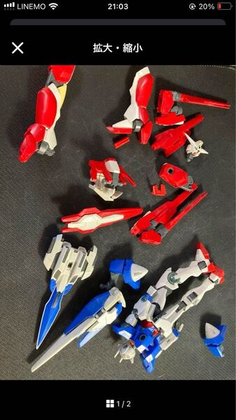 HG リボーンズガンダム ダブルオーライザー ダブルオーガンダム ガンダム00
