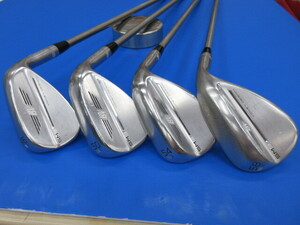 4 шт. комплект Titleist *VOKEY SM9 Tour хром 46,50,54,58 раз steel волокно fc70 F4(S)li вал товар . сделка