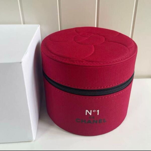 CHANEL バニティ ポーチ N°1 ノベルティ 赤