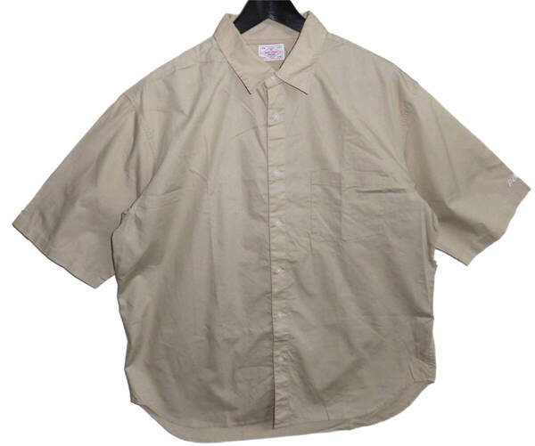 美品 RODEO CROWNS WIDE BOWL ロデオクラウン 22ss OVER S/S シャツ オーバーサイズ 半袖シャツ L 421FSR30-1460