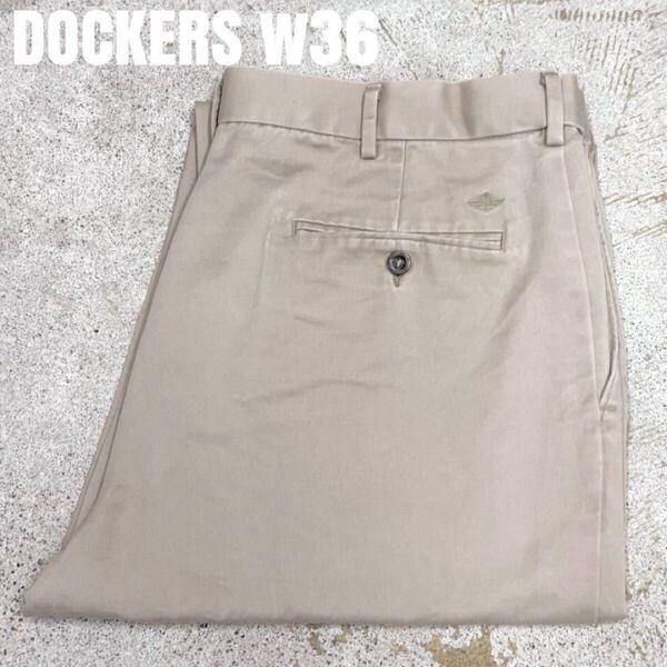 *8041 DOCKERS ドッカーズ ノータック チノパン スラックス