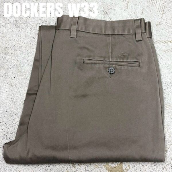 *8045 DOCKERS ドッカーズ ノータック チノパン スラックス