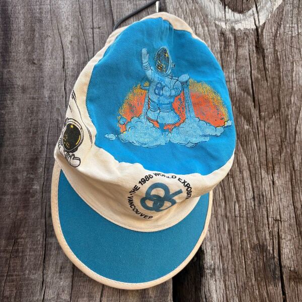 【1986 vintage】cap THE 1986 WORLD EXPOSITION CANADA エキスポ キャップ ビンテージ