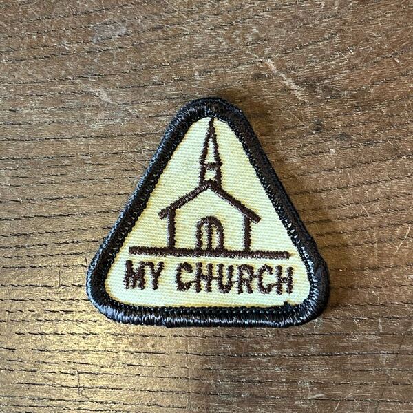 【USA vintage】MY CHURCH ワッペン ガールスカウト アメリカ ビンテージ