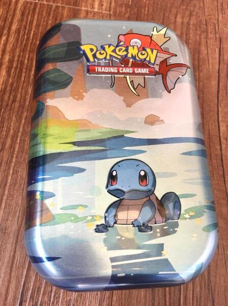 海外限定 ポケモン ミニ缶 ゼニガメ