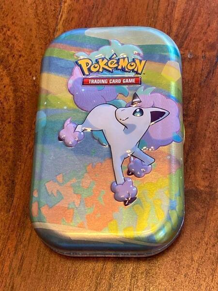 海外限定 ポケモン ガラル ポニータ ミニ 缶