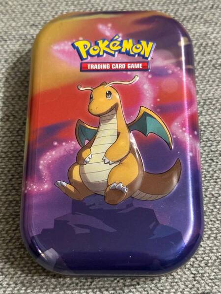 海外限定 ポケモン カイリュー ミニ 缶 tin