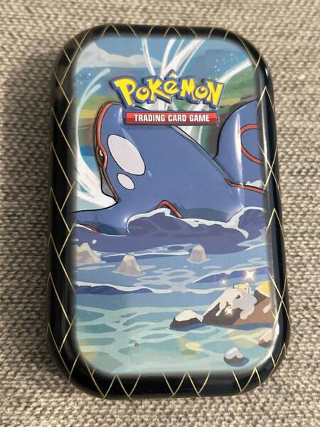 海外限定 ポケモン カイオーガ ミニ 缶