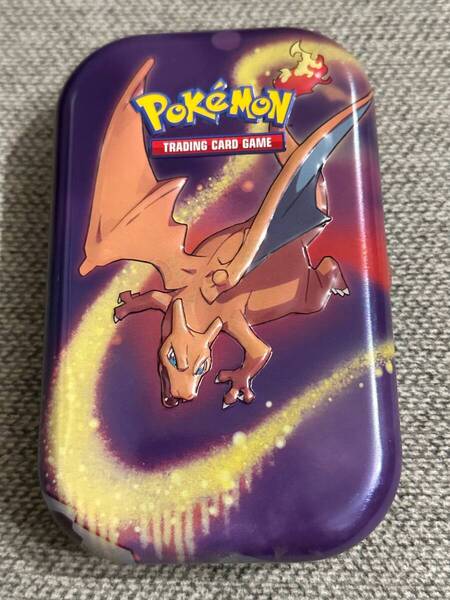 海外限定 ポケモン ミニ 缶 リザードン