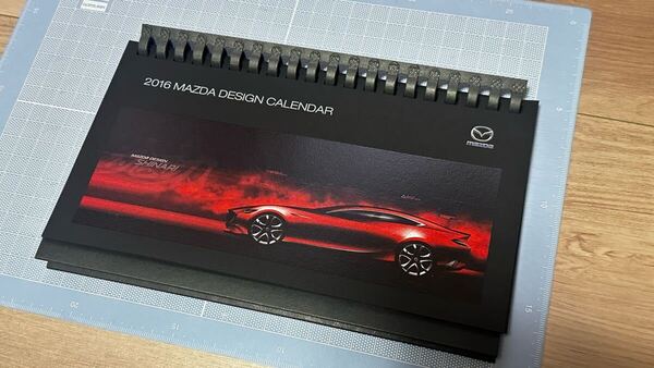 MAZDA DESIGN CALENDAR 2016 マツダデザイン カレンダー スケッチ 魂動 シナリ デミオ CX-3 CX-5 ロードスター アクセラ スポーツ ND