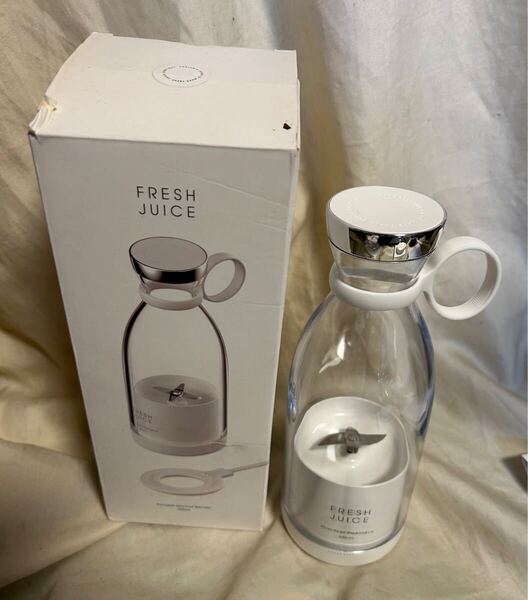 新品未使用品!簡単ミキサー、USB可動、お手軽ミキサー、350ml ワイアーレス安全、静粛、保存容器可能、テーブルポット