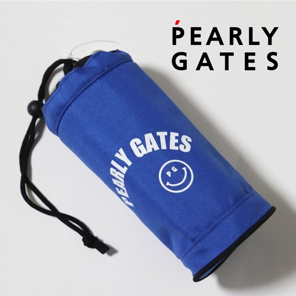 《PEARLY GATES パーリーゲイツ》新品 カラビナ付き 保冷用 ペットボトルホルダー ドリンクホルダー アウトドア S1453