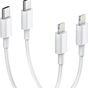 USB-C iphone PD 充電ケーブル 0.3m 2本セット ライトニングケーブル MFi認証