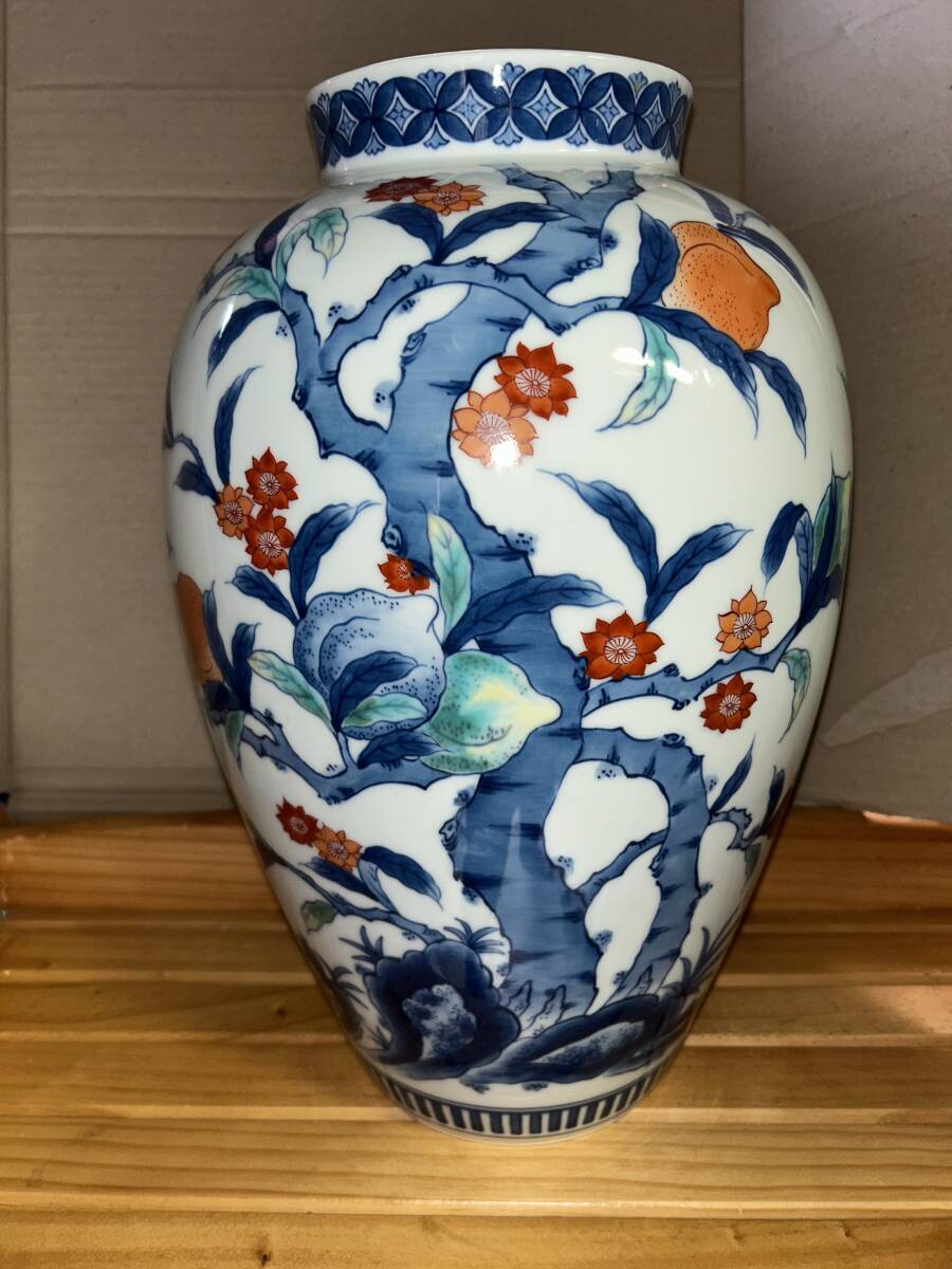 【値下げ】市川龍仙 藍鍋島 染付 花瓶 【真作保証】 値下げ】市川龍仙 藍鍋島 染付 花瓶 【真作保証】 Yahoo