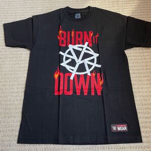 【未使用】WWE BURN IT DOWN プロレス ファイア 炎 Tシャツ