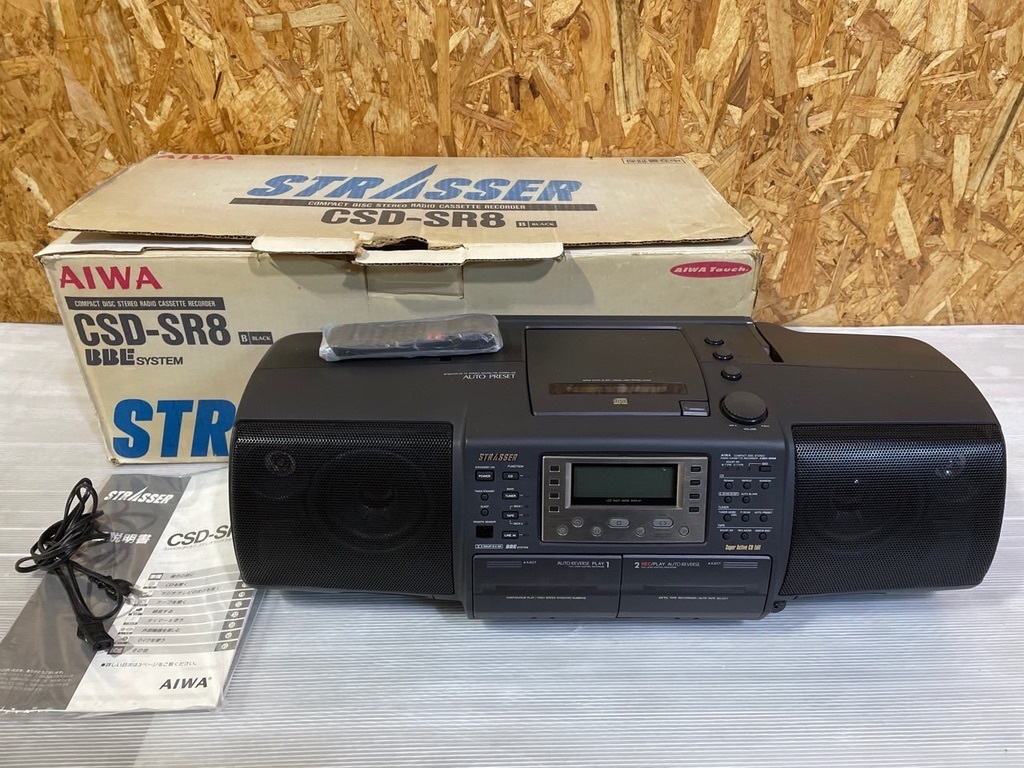 Yahoo!オークション -「aiwa sr8」(カセットデッキ) (オーディオ Yahoo!オークション -「aiwa sr8」(カセットデッキ) (オーディオ