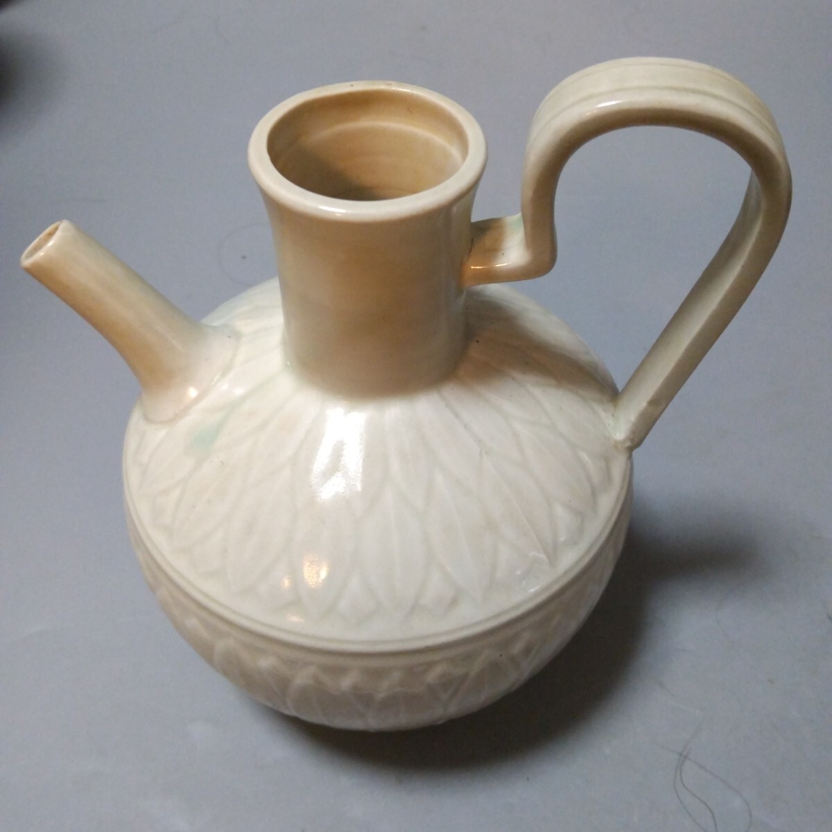 希少！【水注水差蓋付獣姿・FA・中国酒器】◇古董古玩壺陶磁器鉢骨董