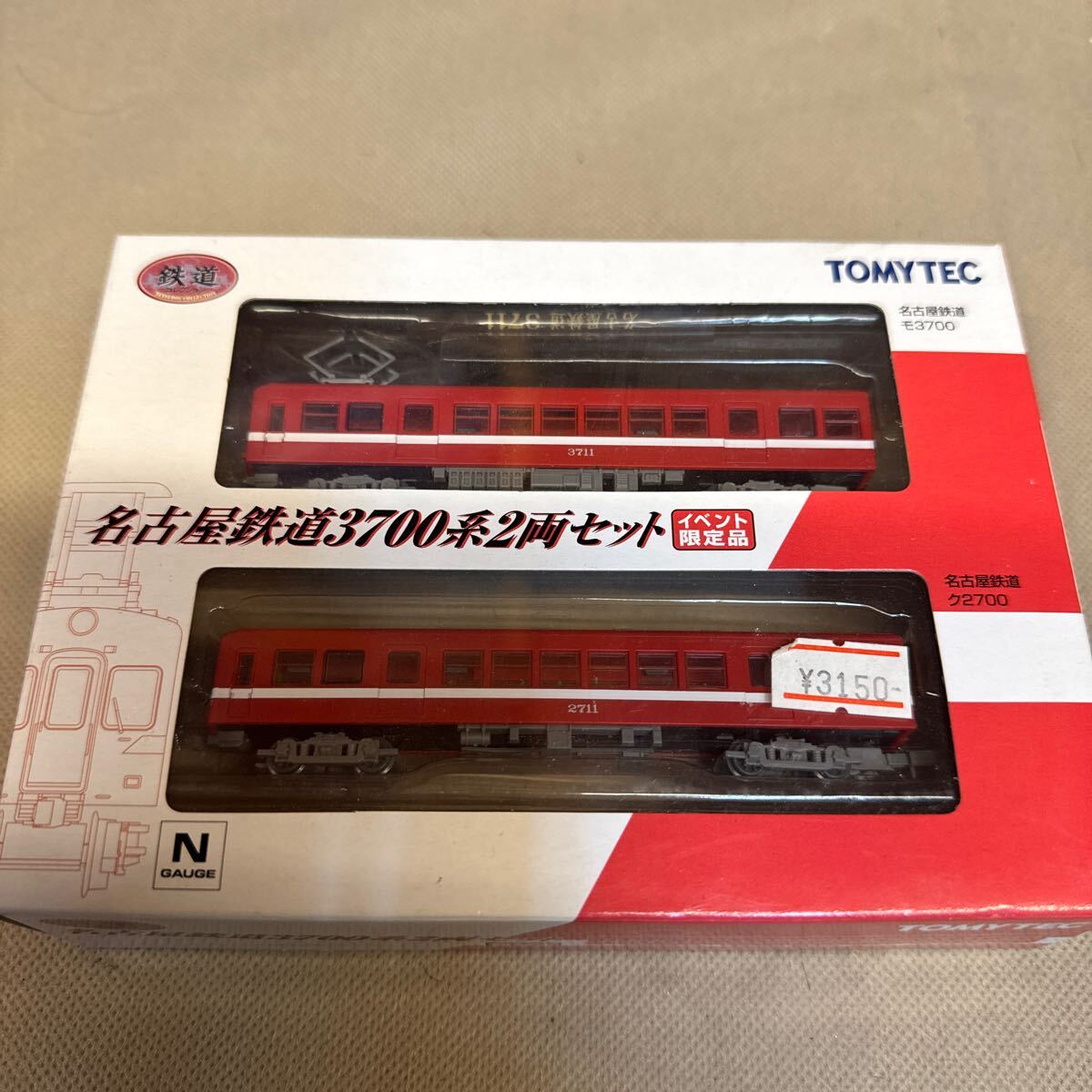 TOMYTEC 鉄コレ 名鉄3700系2両セット(赤帯時代) 限定品 TOMYTEC 鉄コレ 名鉄3700系2両セット(赤帯時代) 限定品