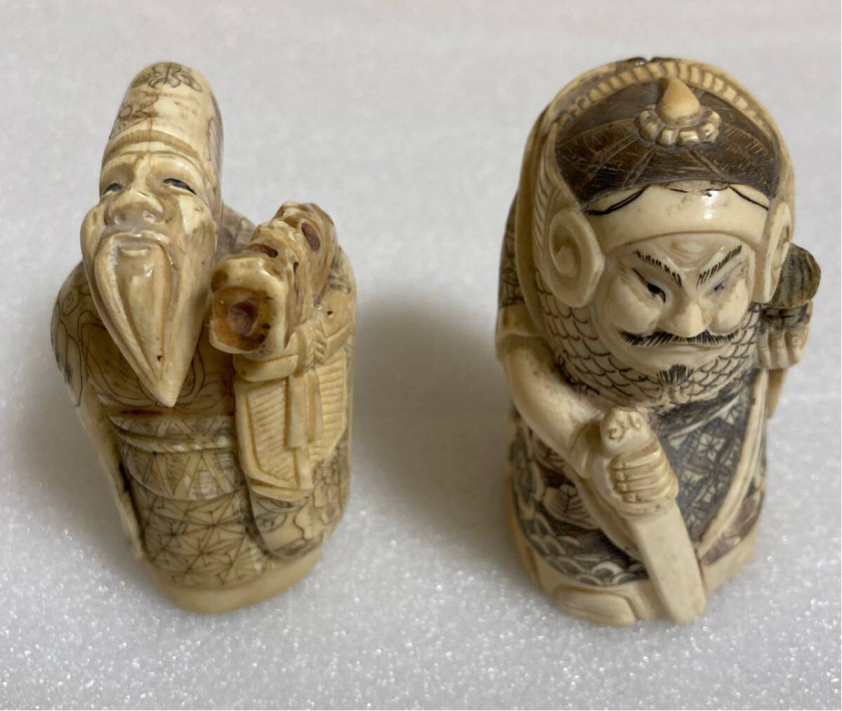 世界の - Yahoo!オークション 斎谷 縁起物 一本牙 七福神 置物