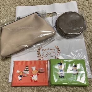 送料無料 非売品 池田泉州銀行 ランラブ がま口ポーチ&カラビナ付きラウンドケース