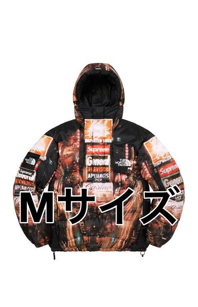 【極美品】 22FW Supreme THE NORTH FACE 800-Fill Half Zip Hooded Pullover マルチカラー Mサイズ