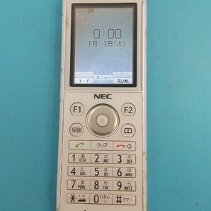 K2737 NEC ビジネスフォン PS8D-NW Carity-NW デジタルコードレス電話機 起動&簡易動作確認&簡易清掃&リセットOK 送料無料 現状品