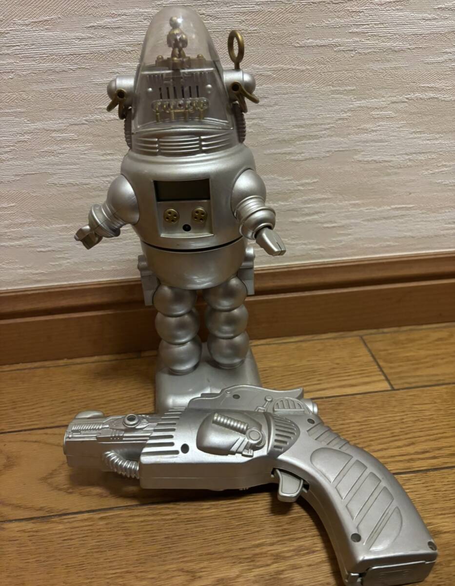 人気便利グッズ 当時物☆ロビー型ロボット/ブリキロボット/シルバー/JAPAN/SF ロボット